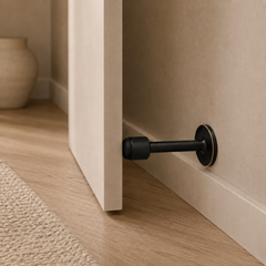 Ronde Wanddeurstopper met Rubberen Buffer