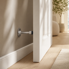 Ronde Wanddeurstopper met Rubberen Buffer