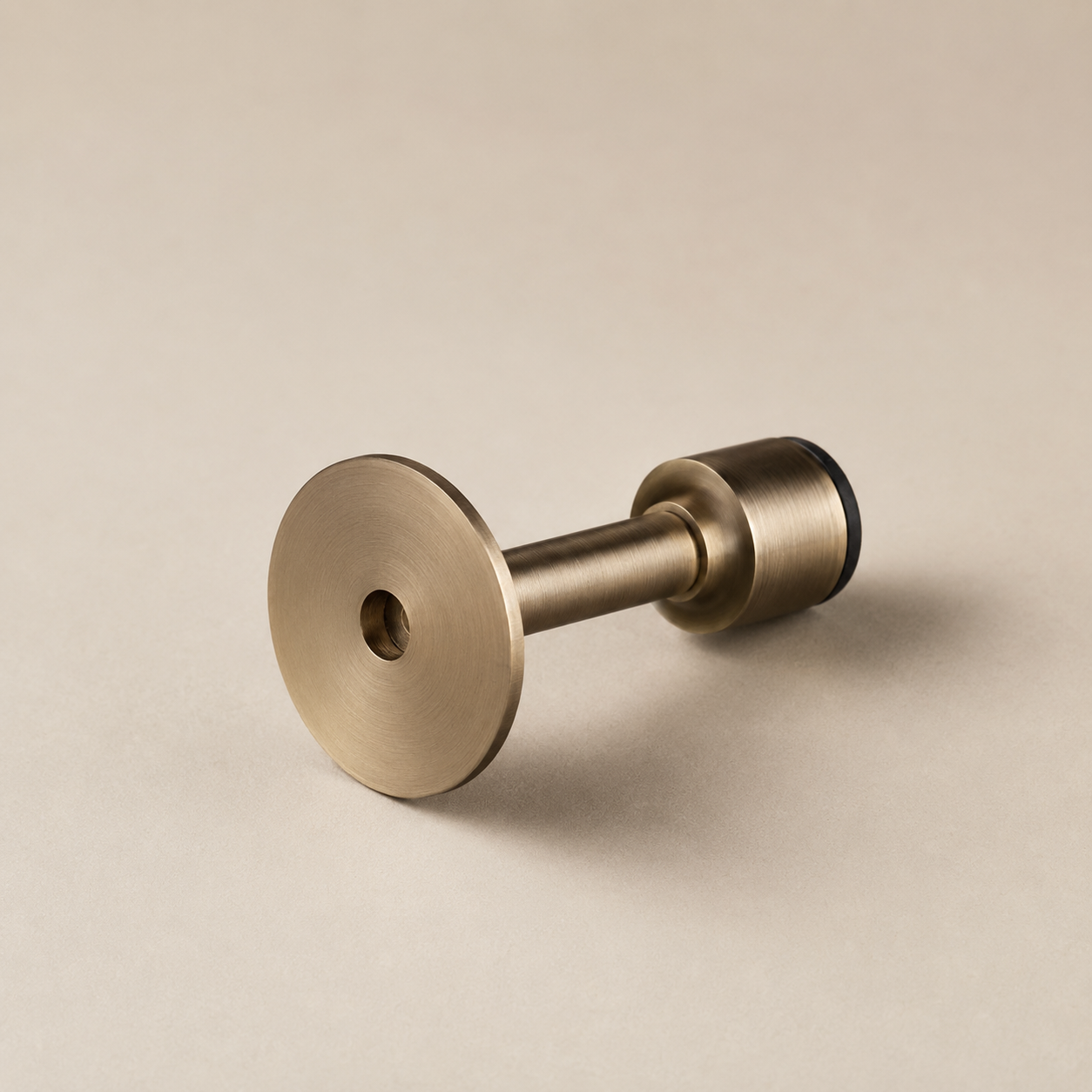Luxe Deurstopper van Messing – Geborsteld Brons