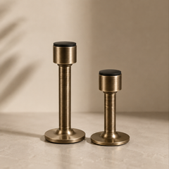 Luxe Deurstopper van Messing – Geborsteld Brons
