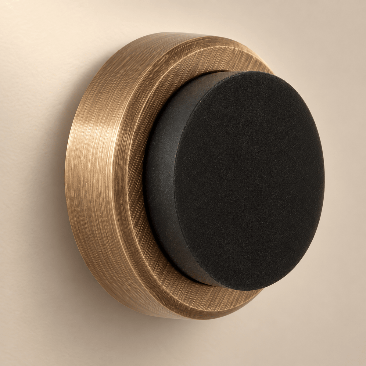 Compacte wanddeurstopper met rubberen buffer – 24 mm - Forma Luxury Interior