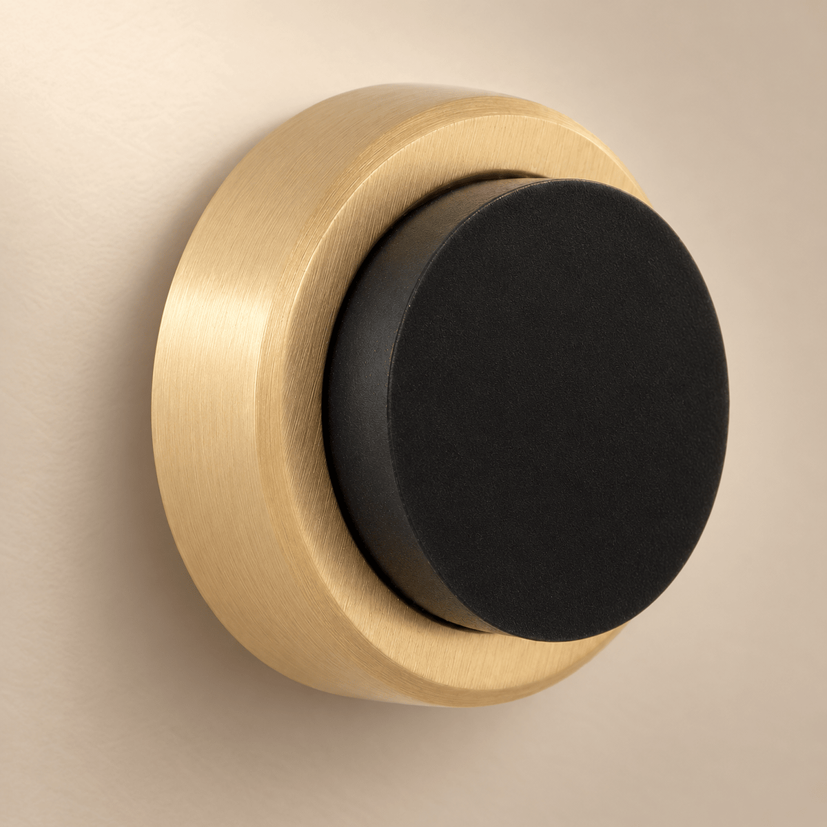 Compacte wanddeurstopper met rubberen buffer – 24 mm - Forma Luxury Interior