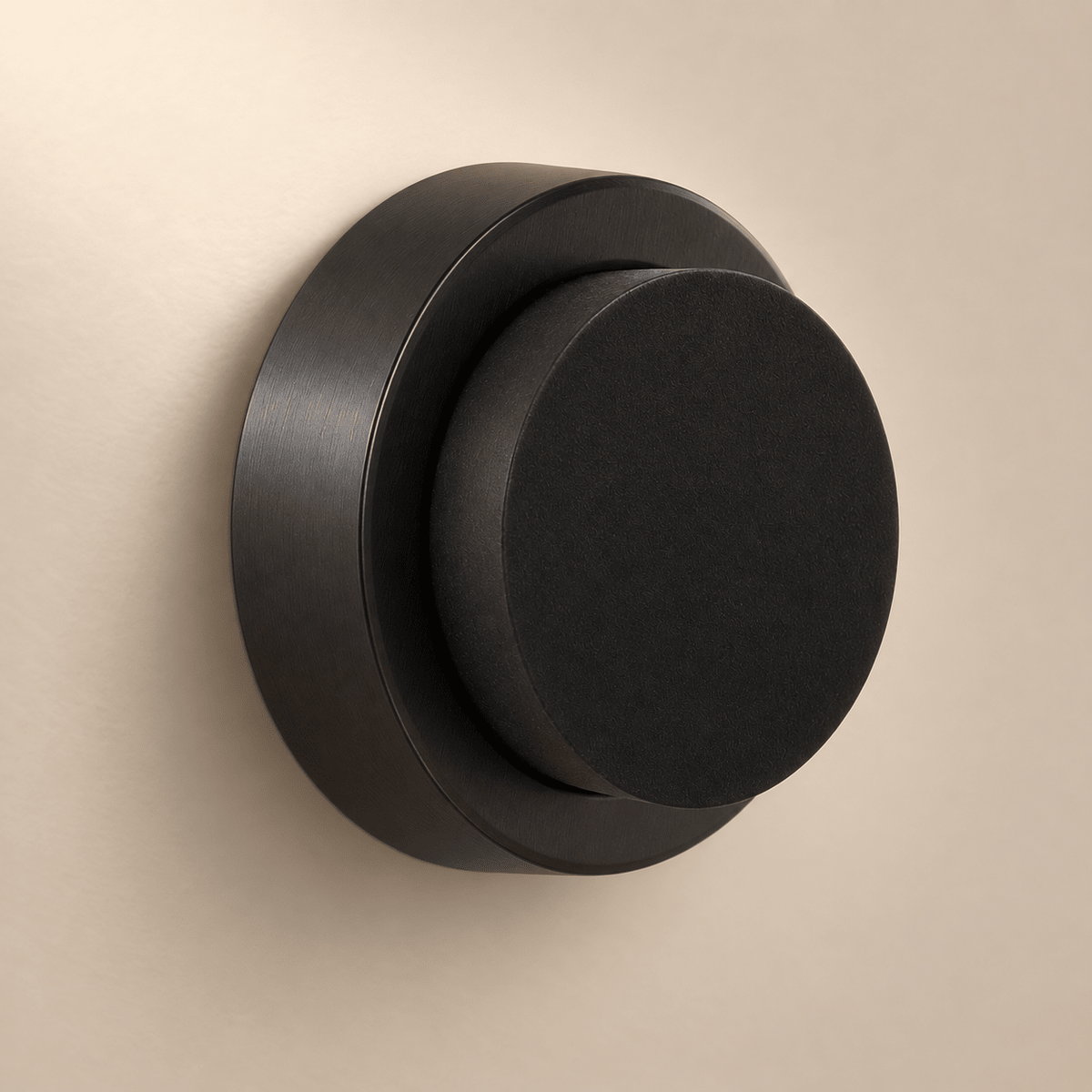 Compacte wanddeurstopper met rubberen buffer – 24 mm - Forma Luxury Interior