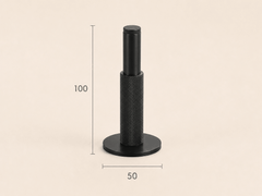 Forma Signature No. 02 – Gekartelde Messing wanddeurstopper - Forma Luxury Interior