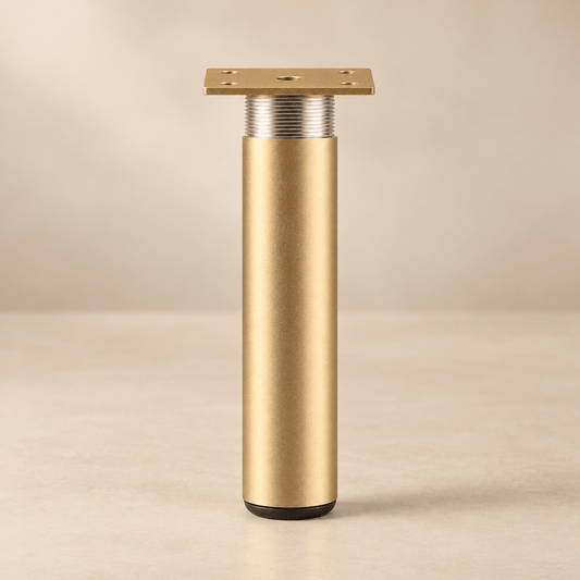 Goudkleurige verstelbare meubelpoot 15 cm - Forma Luxury Interior