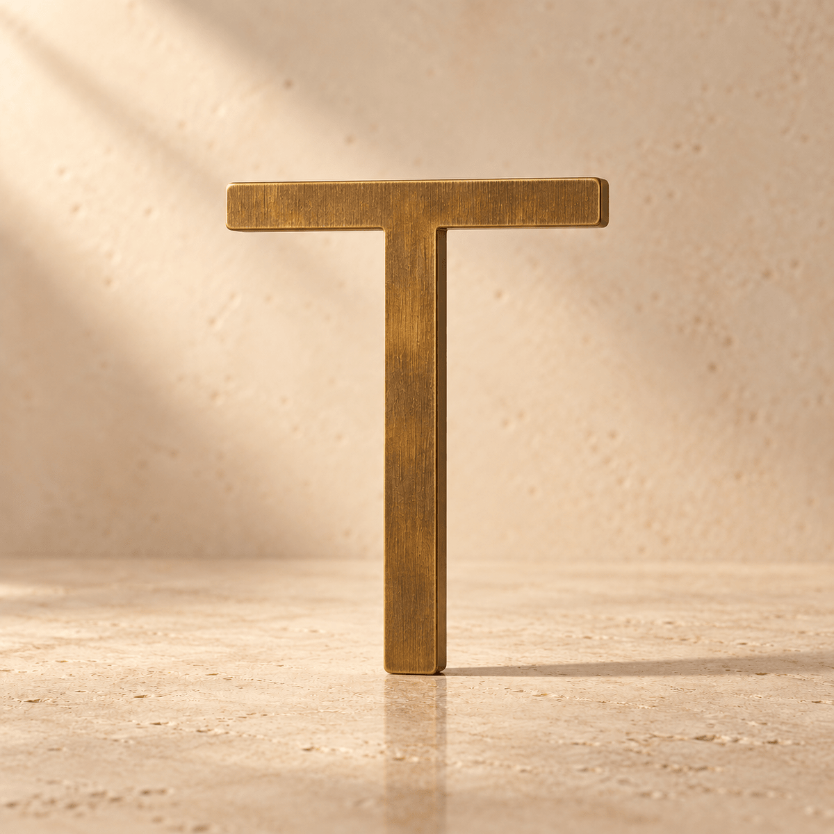 Massief messing huisnummer of huisletter in antiek messing – 10 tot 30 cm - Forma Luxury Interior