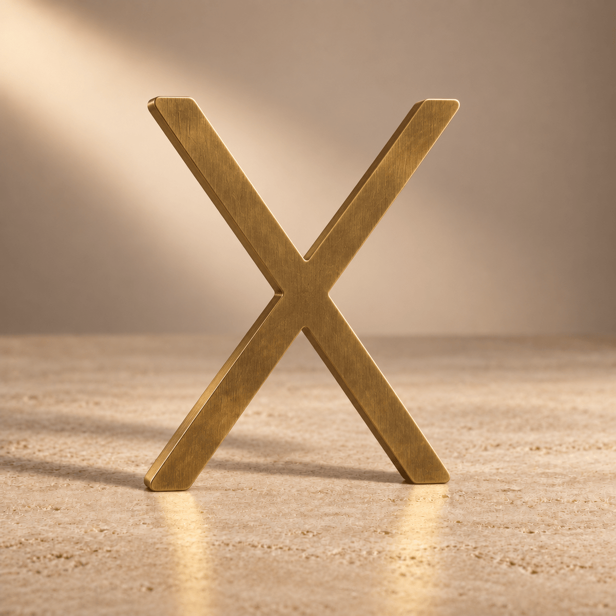 Massief messing huisnummer of huisletter in antiek messing – 10 tot 30 cm - Forma Luxury Interior