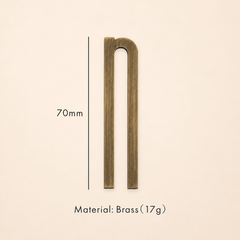 Messing huisnummer of letter 7 cm – antiek messing - Forma Luxury Interior