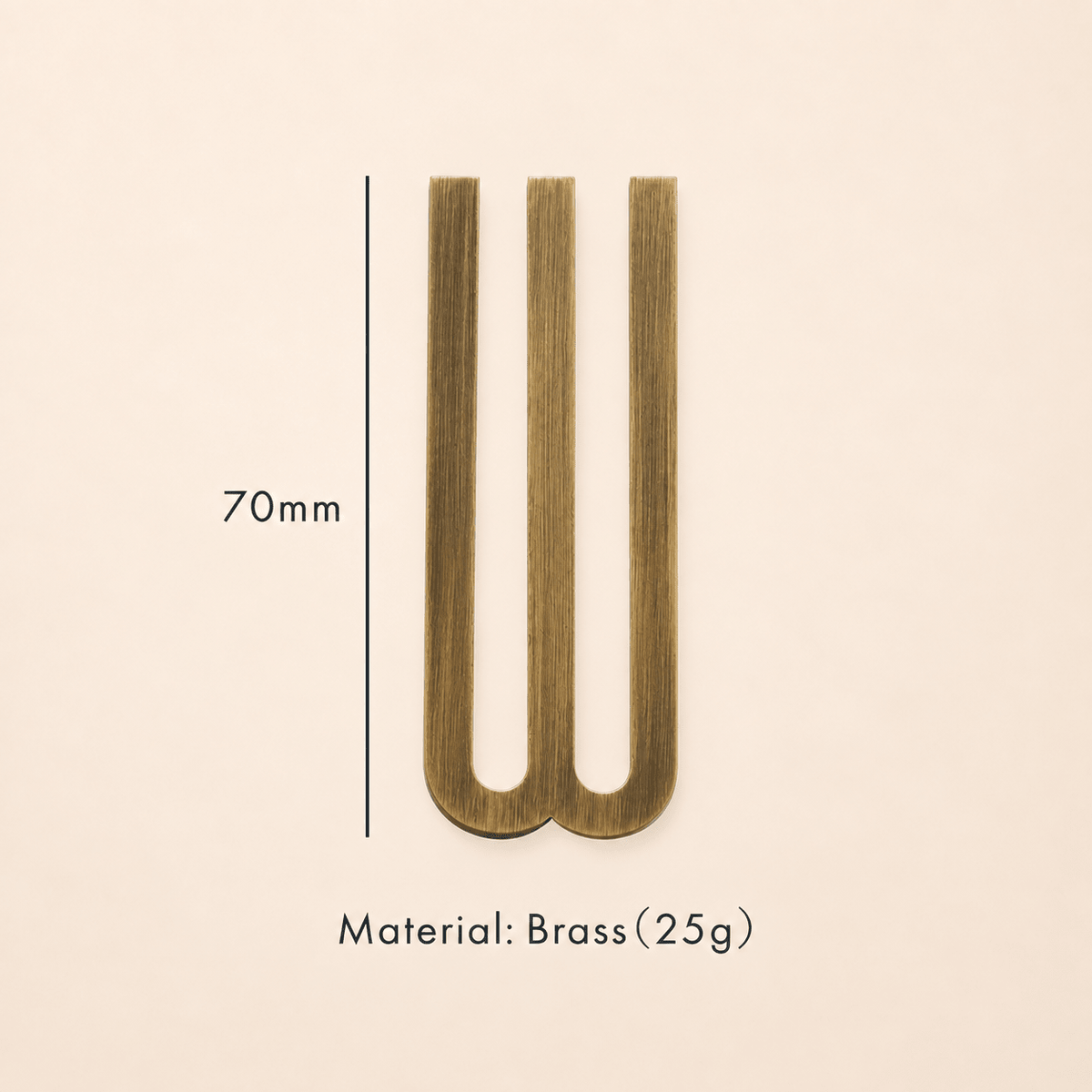 Messing huisnummer of letter 7 cm – antiek messing - Forma Luxury Interior