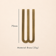 Messing huisnummer of letter 7 cm – antiek messing - Forma Luxury Interior