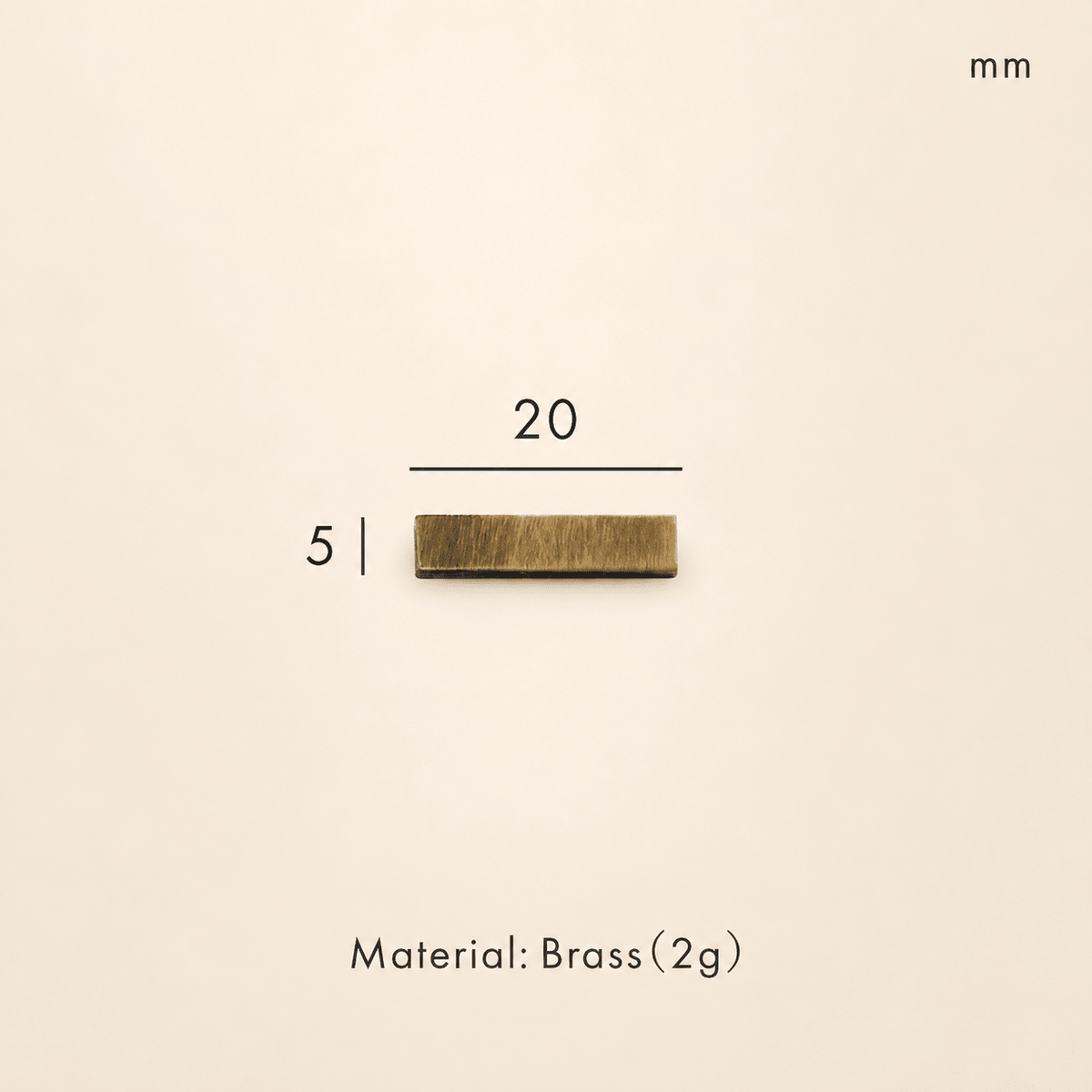 Messing huisnummer of letter 7 cm – antiek messing - Forma Luxury Interior