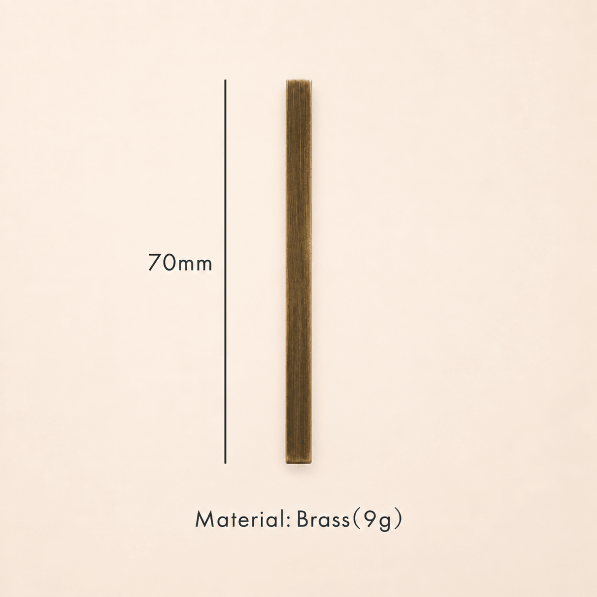 Messing huisnummer of letter 7 cm – antiek messing - Forma Luxury Interior
