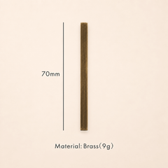 Messing huisnummer of letter 7 cm – antiek messing - Forma Luxury Interior