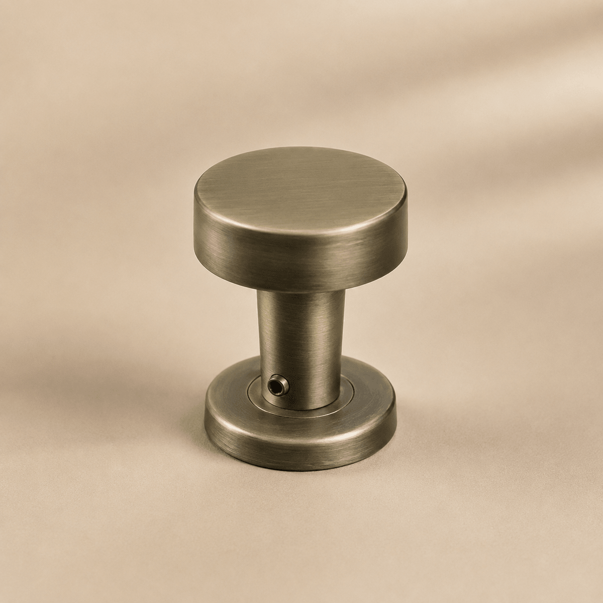 Ronde enkelzijdige deurgreep van RVS op rozet - Forma Luxury Interior