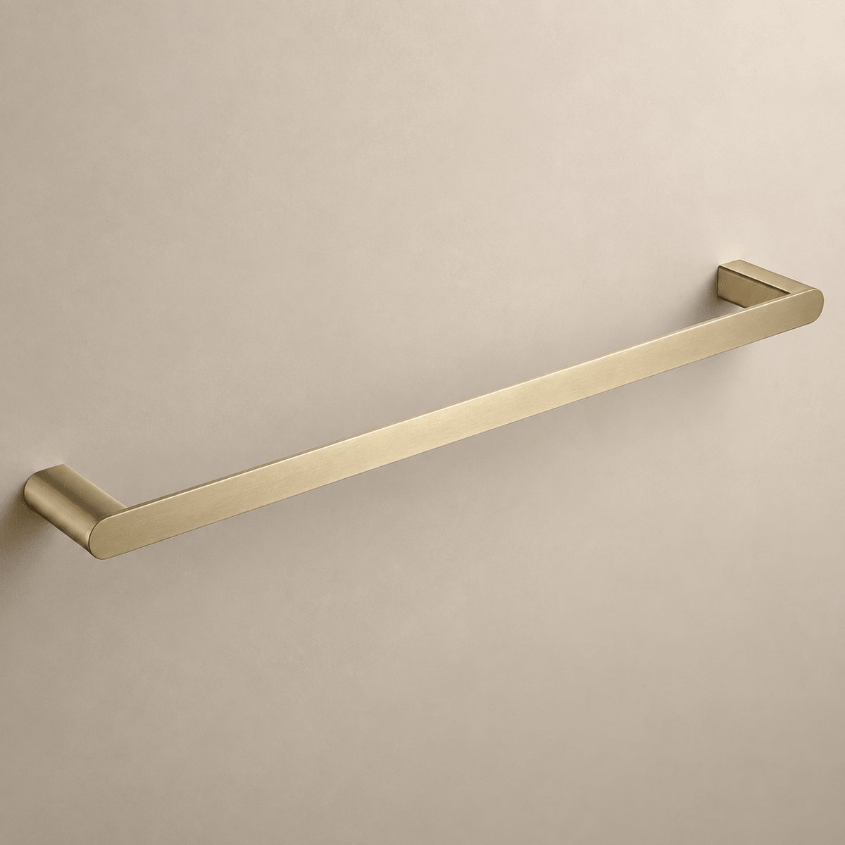 RVS handdoekstang 60 cm in geborsteld goud - Forma Luxury Interior