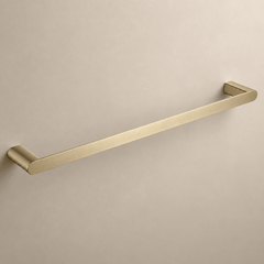RVS handdoekstang 60 cm in geborsteld goud - Forma Luxury Interior