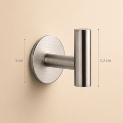 T-vormige handdoekhaak op rond rozet - Forma Luxury Interior