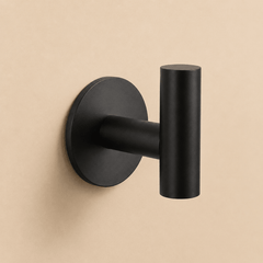 T-vormige handdoekhaak op rond rozet - Forma Luxury Interior