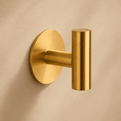 T-vormige handdoekhaak op rond rozet - Forma Luxury Interior