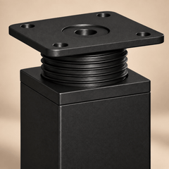 Verstelbare vierkante meubelpoot 40 × 40 mm - Forma Luxury Interior