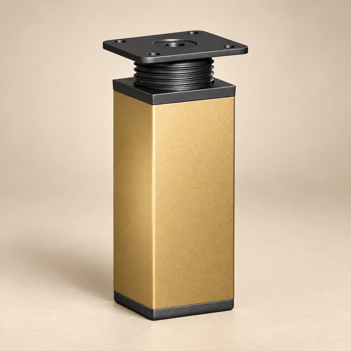 Verstelbare vierkante meubelpoot 40 × 40 mm - Forma Luxury Interior