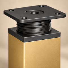 Verstelbare vierkante meubelpoot 40 × 40 mm - Forma Luxury Interior